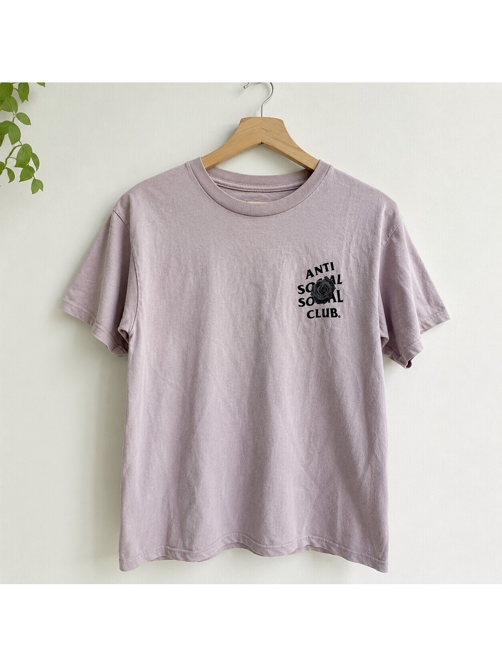 Anti Social Social Club Bat Emoji Tee Pink